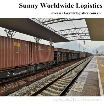40HQ FCL Railway freight from Qingzhou to Almaty